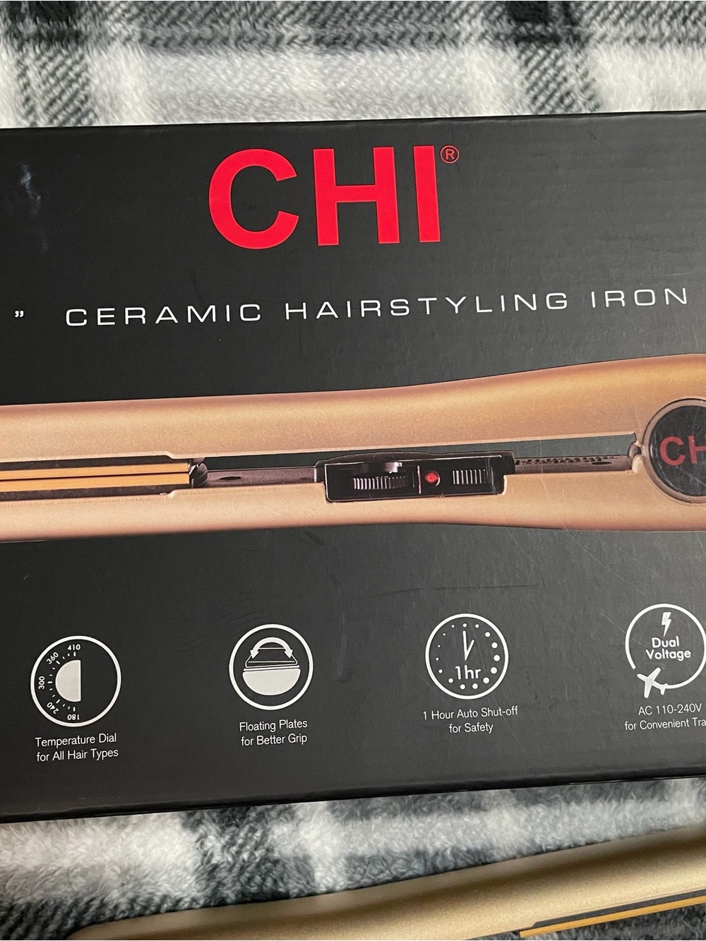 CHI Rose Gold Ceramic Hairstyling Iron